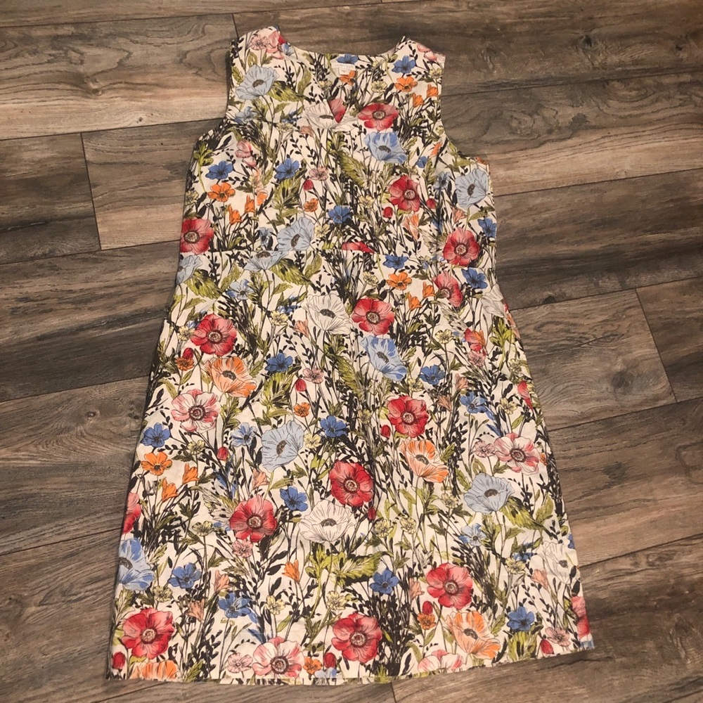 Love Linen J-Jill Dress Size Medium Nice.